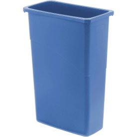 Rubbermaid Commercial Products 1956185 Rubbermaid® Slim Jim® Recycling Can, 23 Gallon, Blue image.
