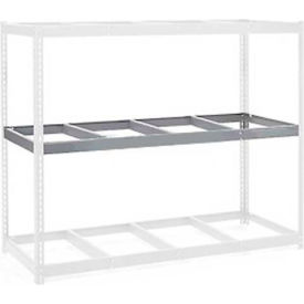 Global Industrial 502409 Global Industrial™ Additional Shelf, Double Rivet, No Deck, 72"W x 15"D, Gray image.