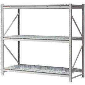Global Industrial 504468 Global Industrial™ 3 Level, Extra HD Bulk Storage Rack, Wire Deck, Starter, 72"W x 36"D x 72"H image.
