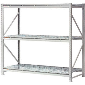 Global Industrial 504469 Global Industrial™ 3 Level, Extra HD Bulk Storage Rack, Wire Deck, Starter, 72"W x 48"D x 72"H image.
