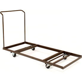 Global Industrial 506744 Interion® Table Cart For Rectangular Folding Tables Holds 12 - up 72" image.