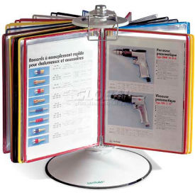 Tarifold Inc R295 Tarifold® Rotary Display System Starter Set, 50 Pockets Assorted Colors image.