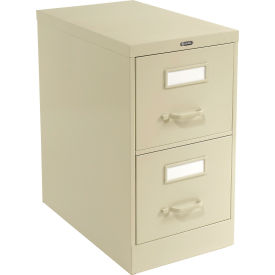 Global Industries Inc 25-251DPT Global™ Vertical File Legal Size 2 Drawer 25"D, Desert Putty image.