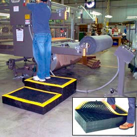 Spc Industrial Structural Plastics Corp. A3624A Add-A-Level™ Stackable Platform Add-On 2-5/8" Thick 2 x 3 Black image.