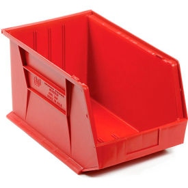 QUS255RD Premium Plastic Storage Bin - Small Parts QUS255 11 x 16 x 8 Red