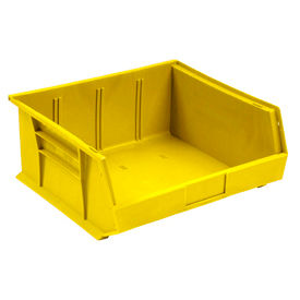QUS245YL Quantum Plastic Storage Bin - Parts Storage Bin QUS245 16-1/2 x 10-7/8 x 5 Yellow