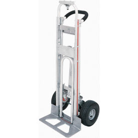Magline Inc. TPAUA4 Magliner® TPAUA4 Aluminum 3-in-1 Hand Truck with 10" Full Pneumatic Wheels image.