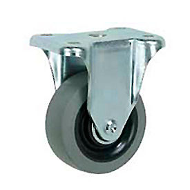 Casters, Wheels & Industrial Handling 7793-3-1/2 Faultless Rigid Plate Caster 7793-3-1/2 3-1/2" TPR Wheel image.