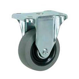 Faultless Rigid Plate Caster 7793-5 5" TPR Wheel
