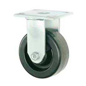 Casters, Wheels & Industrial Handling 3431-5 Faultless Rigid Plate Caster 3431-5 5" Phenolic Wheel image.
