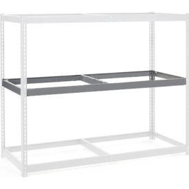 Global Industrial B2297010 Global Industrial™ Additional Shelf, Double Rivet, No Deck, 72"W x 36"D, Gray, USA image.