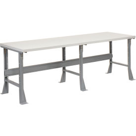 Global Industrial 601428 Global Industrial™ Extra Long Workbench, 96 x 30", Flared Leg, Laminate Square Edge image.