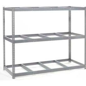 Global Industrial B2296992 Global Industrial 3 Shelf, Wide Boltless Shelving, 96"W x 24"D x 84"H, No Deck, USA image.