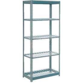 Global Industrial 5 Shelf Standard Duty Boltless Shelving Starter 36""W x 12""D x 96""H Wire Deck