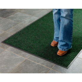 Apache Mills Brush & Clean™ Entrance Mat 3/8"" Thick 3 x 10 Hunter Green