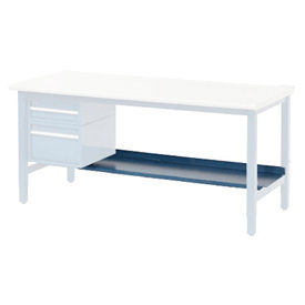 Global Industrial 606950 Global Industrial™ Steel Lower Shelf, 60"W x 14"D, Blue image.