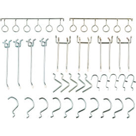 Global Industrial 606968 Global Industrial™ Pegboard Hooks, Pack of 30 image.