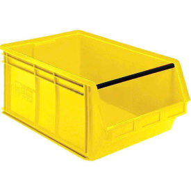 QMS543YL Quantum Magnum Plastic Stackable Storage Bin QMS543 18-3/8 x 19-3/4 x 11-7/8 Yellow
