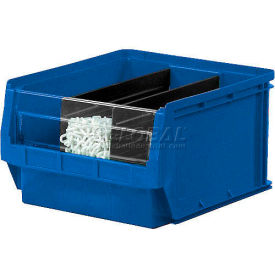 QMS531BL Quantum Magnum Plastic Stackable Storage Bin QMS531 12-3/8 x 19-3/4 x 5-7/8 Blue
