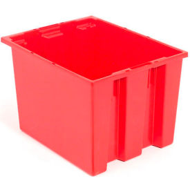 Akro-Mils 35195RED Akro-Mils Nest & Stack Tote 35195 - 19-1/2"L x 15-1/2"W x 13"H, Red image.