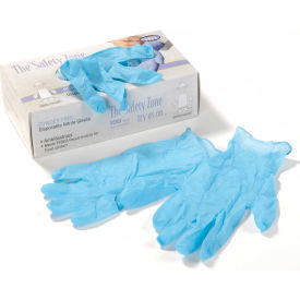 Seidman Associates GNPR-MD-1M Industrial Grade Disposable Nitrile Gloves, Powder-Free, Medium, Blue, 100/Box, GNPR-MD-1M image.