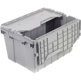 Akro-Mils Attached Lid Container 39120GREY - 21-1/2