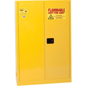 JUSTRITE SAFETY GROUP 4510X Eagle Flammable Cabinet with Self Close Double Door 45 Gallon image.