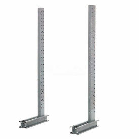 Global Industrial 793755 Global Industrial™ Single Sided Cantilever Upright, 45"Dx120"H, For 1000 Series, Sold Per Each image.