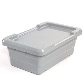 TUB2516-8GY Cross Stack Nest Tote Tub TUB2516-8 -  25-1/8 x 16 x 8-1/2 Gray