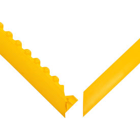 Superior Manufacturing Group, NoTrax 551M0003YL NoTrax® Cushion-Ease® M.D. Ramp System® Male Ramp 3/4" Thick 3 Yellow image.
