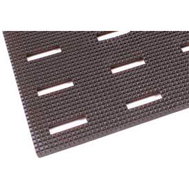Superior Manufacturing Group, NoTrax 420R0024BL NoTrax® Cushion-Dek™ Drainage Mat 7/16" Thick 2 x 30 Black image.