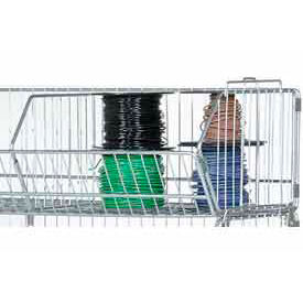 Global Industrial 832130 Global Industrial™ Stackable Wire Storage Bin, 48"W x 20"D x 12"H image.