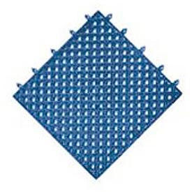 Superior Manufacturing Group, NoTrax 523S1212BU NoTrax® Modular Lok-Tyle™ Drainage Mat Interlocking Tile 12" x 12" Blue image.