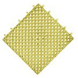 Superior Manufacturing Group, NoTrax 523S1212YL NoTrax® Modular Lok-Tyle™ Drainage Mat Interlocking Tile 12" x 12" Yellow image.