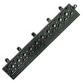 Superior Manufacturing Group, NoTrax 523R0212BL NoTrax® Modular Lok-Tyle™ Drainage Mat Accessory Ramp 2" x 12" Black image.