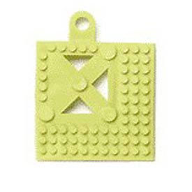 Superior Manufacturing Group, NoTrax 523K0022YL NoTrax® Modular Lok-Tyle™ Drainage Mat Accessory Corner Piece 2" x 2" Yellow image.