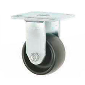 Casters, Wheels & Industrial Handling 3461-8 Faultless Rigid Plate Caster 3461-8 8" Polyolefin Wheel image.