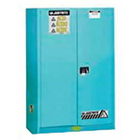 Justrite Safety Group 894582 Justrite® Acid Corrosive Vertical Storage Cabinet w/ Self Close Bifold Door, 43"W x 18"D x 65"H image.