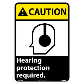 Graphic Signs - Caution Hearing Protection - Vinyl 10