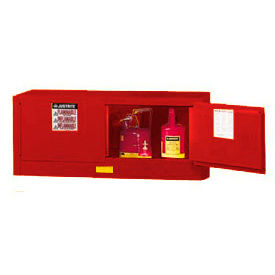 Justrite Safety Group 891301 Justrite® Piggyback Paint & Ink Cabinet w/ Manual 2 Doors, 12 Gal. Cap., 43"W x 18"D x 18"H image.