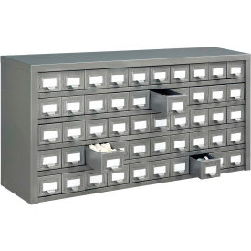 Global Industrial 986103 Global Industrial™ Steel Storage Drawer Cabinet - 50 Drawers 36"W x 9"D x 17-3/4"H image.