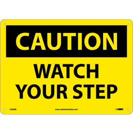 National Marker Company C203EB Safety Signs - Caution Watch Your Step - Fiberglass image.