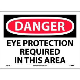Safety Signs - Danger Eye Protection - Vinyl 10