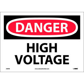 Safety Signs - Danger High Voltage - Vinyl 10