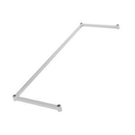 Nexel® DF2430Z Poly-Z-Brite® Three-Sided Steel Frame 30""W x 24""D