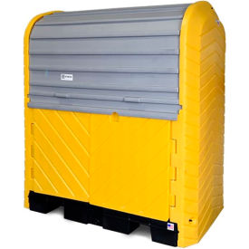 Ultra-Hard Top P2 Plus® 2 Drum Outdoor Locking Containment Unit 9612 - No Drain