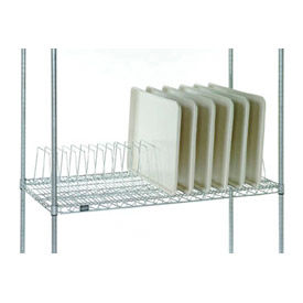 Global Industrial TR1224Z Tray Drying Rack 12"L x24"D x 8-1/2"H Poly-Z-Brite®  image.