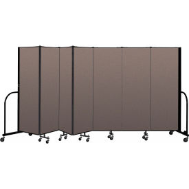 Screenflex Portable Room Divider 7 Panel, 6'H x 13'1
