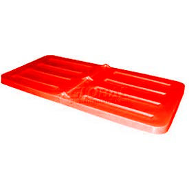 Bayhead Products 1.1-CU-COVER-RED Bayhead Products Lid for 1-1/10 Cu. Yd. Tilt Truck, Red image.
