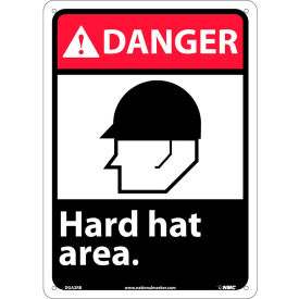 Graphic Signs - Danger Hard Hat Area - Plastic 10